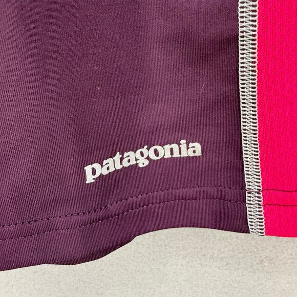 Patagonia All Weather Tank Dress Womens M Pink Purple Racer Back Cooling Tennis - Picture 4 of 10